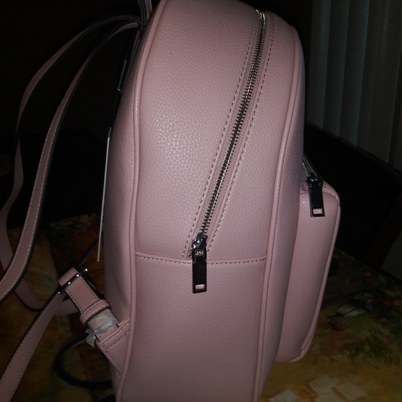 Calvin klein Pebbled leather large Backpack Rose - Picture 5 of 5